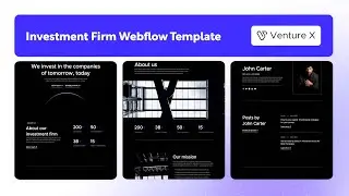 Investment Firm Website Template | Venture X - BRIX Templates
