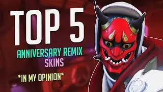 TOP 5 ANNIVERSARY REMIX EVENT SKINS IN OVERWATCH 2 (MY OPINION)