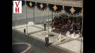 Rare footage of British King Emperor and Queen Empress Holding a Durbar in Delhi, 1911 | Colorized