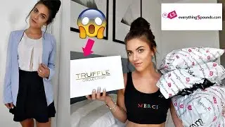 HUGE EVERYTHING5POUNDS.COM TRY ON HAUL | HOLIDAY CLOTHES AND WORKWEAR