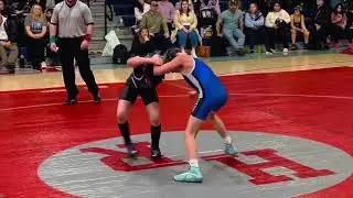 Willow Liles 1-20-25 Porter Ridge Middle School Wrestling (Wrestling) Match 6- Monroe, NC (11 yo)