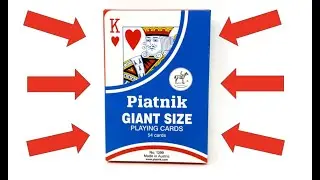Piatnik Giant Playing Cards!