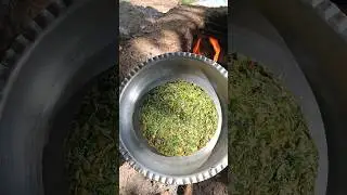 easy and delicious kuku with pursley in nature #shorts #food