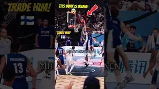 Miikka Muurinen with the MONSTER Dunk! 😤🔥 #Shorts #eurobasket