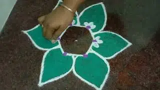 Daily easy rangoli/SN Super Rangoli 🌺/simple kolam/panguni madha kolam.