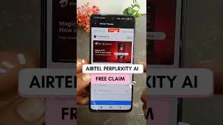 How to Claim Airtel Perplexity ai pro #airtelperplexityaipro