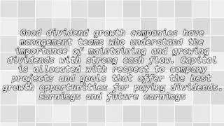 Create Wealth Using Dividend Growth Investing