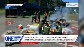 P10 milyong halaga ng pinatuyong dahon ng marijuana, sinunog ng PDEA | One North Central Luzon