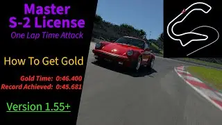 GT7 | How to get Gold on the Master S-2 License (Update 1.55+)