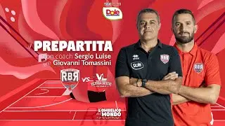 Dole Rimini - VL Pesaro, pre partita con coach Sergio Luise e Giovanni Tomassini
