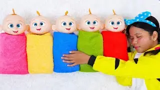 Are you sleeping Brother John, Linda Pretend Play with Baby Dolls and Wizard