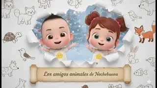 Los amigos animales de Nochebuena - PARK Canciones Infantiles 🎶 | Música 3D de Animales para Niños