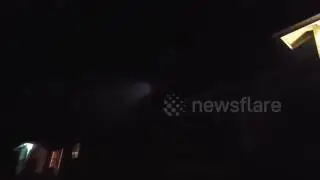 Strange UFO light over California actually a missile test