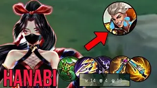 TRY THIS HANABI ABNORMAL DAMAGE BUILD 2026! WHEN META CLAUDE METS HANABI ON SOLO RANK GAME! - MLBB