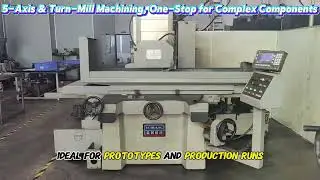 5-Axis & Turn-Mill Machining, One-Stop for Complex Components