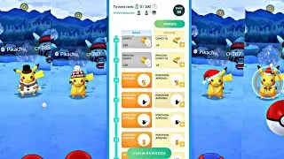 New Holiday Pikachus pokemon go 