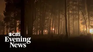 Dry conditions fueling dozens of wildfires across western U.S.