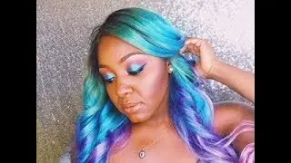 Black Mermaid Makeup Tutorial - using Dose of Colors Eyeshadow 