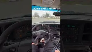 POV: YOU DRIVING A 6 SPEED MANUAL TRUCK🕹 #gmc #sierra #chevy #silverado #car #truck #gm #automobile
