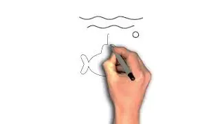 Submarine underwater drawing image, Deep-Sea Journey