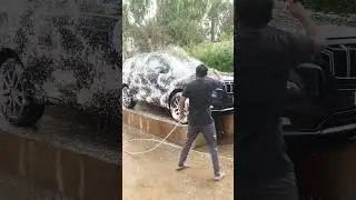 Xuv 700 full foam wash😎🔥#shorts #viralvideo #youtubeshorts #ytshorts