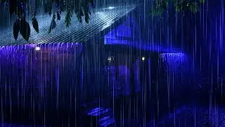 Soul Soothing Rain & Thunderstorm Sounds on Rickety Tin Roof for Deep Sleep