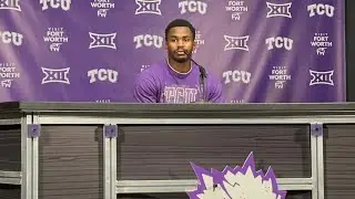 TCU safety Mark Perry talks fall camp