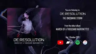 DE:RESOLUTION - The Oncoming Storm (OFFICIAL LYRIC VIDEO)