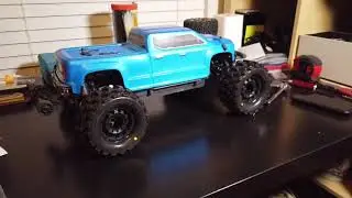 17MM Hub extension and Proline Badlands installed on Arrma Big Rock Crew Cab
