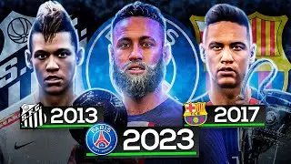 Simulei a CARREIRA do NEYMAR, e se ele tivesse ficado 10 ANOS no BARCELONA, BOLA DE OURO?