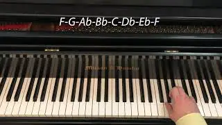 F Natural Minor Scale