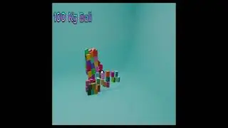 RIGID BODY COLLISION simulation.#asmr #animation #rigidbodyphysics #motiongraphics #cgi