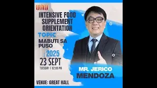 Intensive FSO (Food Supplement Orientation)