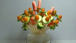 How To Make A Stunning Vegetable Skewer Display - Skewer Food Server&trade;