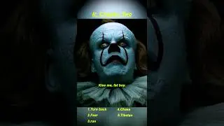 It Chapter Two (2019): Classroom Nightmare &mdash; Fatboy Hides as Pennywise Looms Behind