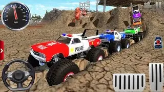 Juegos De Carros Police Monster Truck Impossible Driver Car Extreme Racing For Android Mud Gameplay