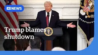 Trump blames US government shutdown for Republicans' election woes | ABC NEWS