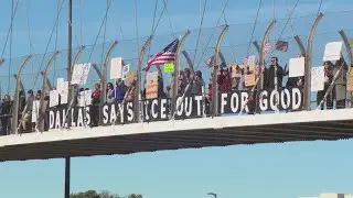 Protests against ICE continuing across Texas days after deadly Minneapolis shooting