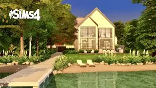 Modern Contemporary Family House By The Lake | NO CC | The Sims 4: Stop Motion Build