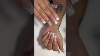French tip nails 2023 | she knows 😁 #instanails #naildesign #nailtutorial #nails2inspire #design