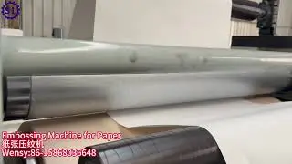 Two Sets of Paper Embossing Machines has been finished#Tested#Decoration Paper Pattern Emboss