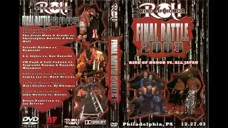 ROH Final Battle 2003 Recap