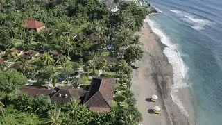 Hidden Paradise Cottages, Lipah Beach, Amed, Bali #drone #bali #paradise #indonesia