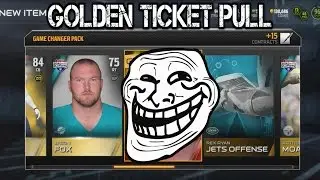 GOLDEN TICKET PULL Ft. My MOM! Madden 15 Ultimate Team! My Best Pack Opening This Year!