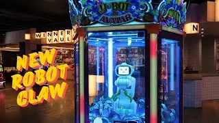Playing a New ROBOT CLAW MACHINE + New COIN PUSHERS at Kingpin Arcade in Melbourne, Australia