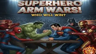 HULK vs SUPERMAN vs BATMAN: Ultimate Arm Wrestling Championship! 💪🏆