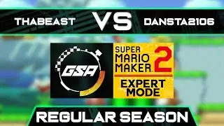 Thabeast721 vs Dansta2106 | Regular Season | GSA SMM2 Expert Mode Speedrun League DB Season 3