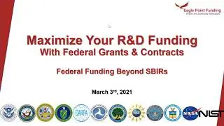Federal Funding Beyond SBIR