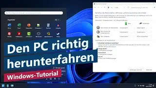 Windows richtig herunterfahren &ndash; Windows 11 Tutorial