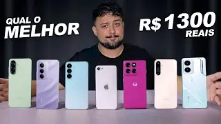 Melhores CELULARES at&eacute; R$1300 de CADA MARCA em 2026!